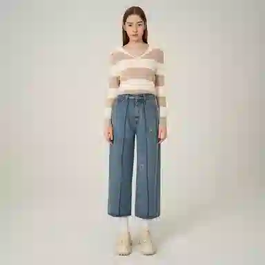 MM6 Maison Margiela SS24 Denim Pants Light Blue
