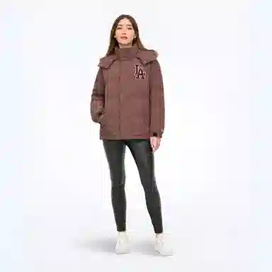 New Era x MLB FW24 Los Angeles Dodgers Down Jacket Brown