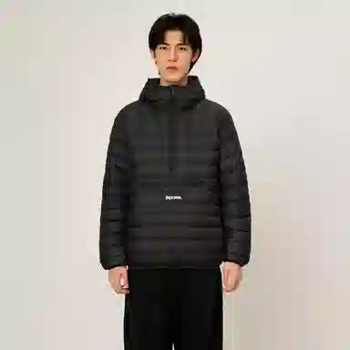 Supreme Micro Down Half Zip Hooded Pullover