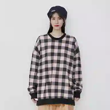 Victoria's Secret PINK Plaid Long Sleeve Tee