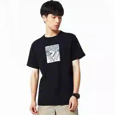 Dickies Logo Tee Black