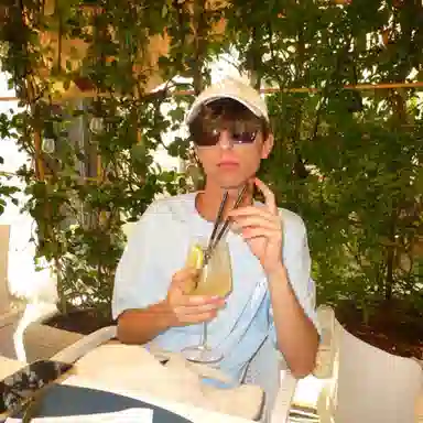 RASS Falling Star Print Crewneck T-Shirt