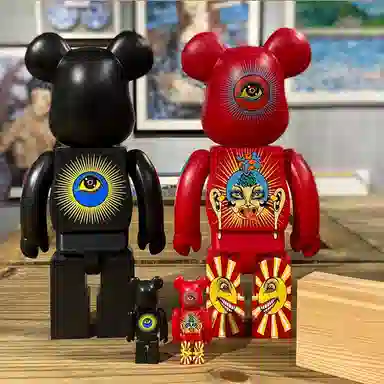 BE@RBRICK Kenichi Tana Red Black Set 100%+400%