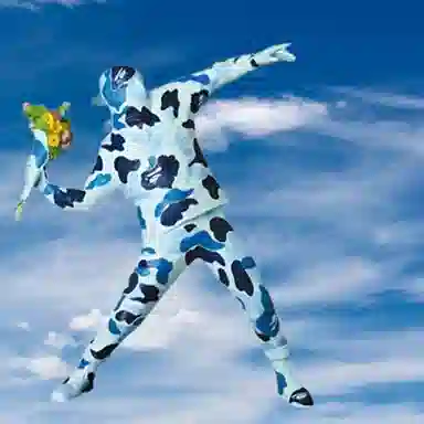 BAPE x Banksy Flower Bomber Camo Blue