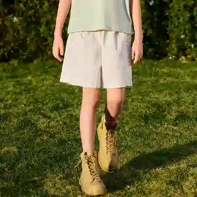 英氏 透气休闲百搭中腰短裤 中小童