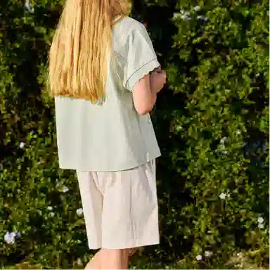 英氏 透气休闲百搭中腰短裤 中小童