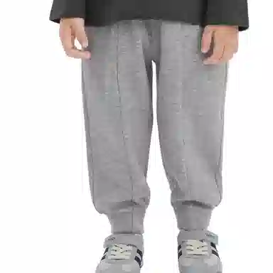 英氏卫裤 纯色休闲针织束脚 儿童款