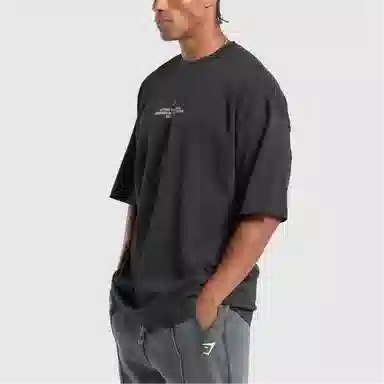 GYMSHARK Union Jack Lifting Club T-Shirt