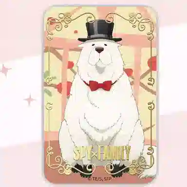 谷娘 间谍过家家烫金方形 阿尼亚吧唧二次元盲盒周边 徽章