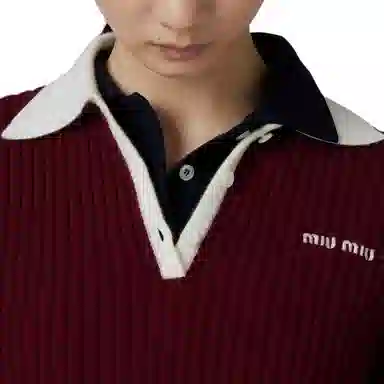 Miu Miu FW24 Polo Shirt