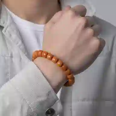 素于 新中式精品盘玩串盘出富贵摩登复古路路通手持文玩佛珠手链国风小众设计#好运念珠饰品 猴头核桃 手串 男女同款情侣款