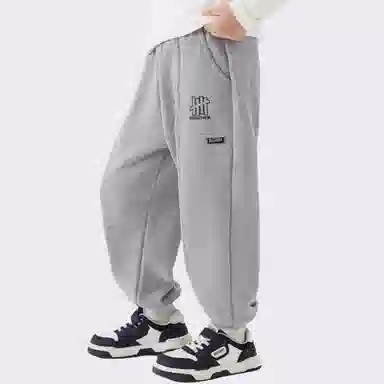 左西 加绒保暖纯色长裤 青少年