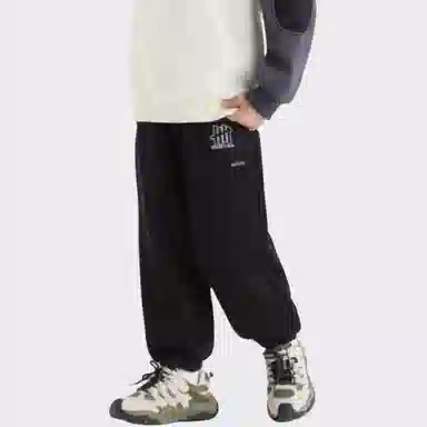 左西 加绒保暖纯色长裤 青少年