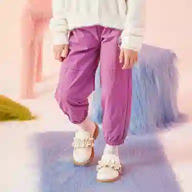 十月妈咪 休闲时尚舒适长裤 中小童