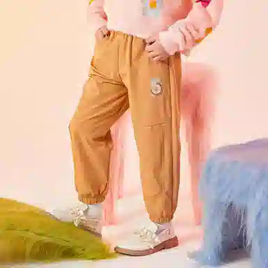 十月妈咪 休闲时尚舒适长裤 中小童