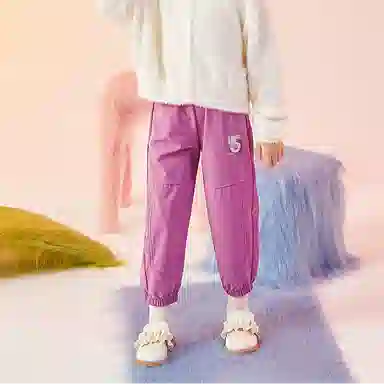 十月妈咪 休闲时尚舒适长裤 中小童
