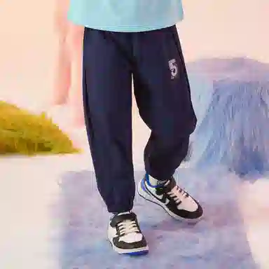 十月妈咪 休闲时尚舒适长裤 中小童