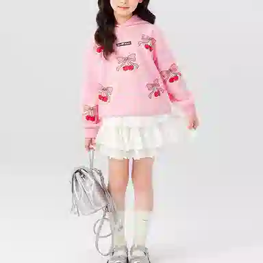 左西裙子 柔软舒适透气 白色 中小童