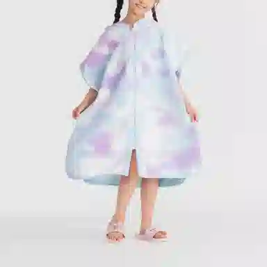 DECATHLON OLAIAN ZIP 500 JUNIOR TIE DYE