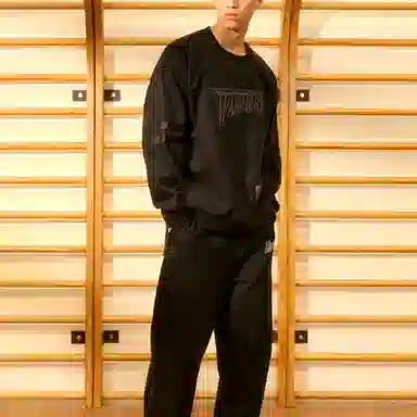 Mitchell & Ness NBA Warriors Pullover Hoodie Black