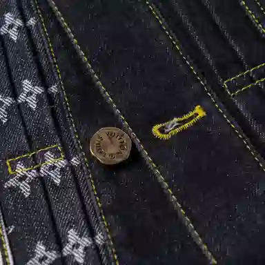 Louis Vuitton Denim Jacket Black