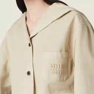 MIU MIU Gabardine Blouson Jacket