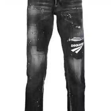 DSQUARED2 FW21 Distressed Patch Jeans