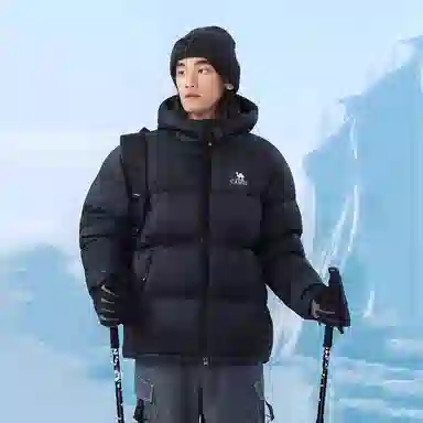 CAMEL Warm Fleece Series Down Jacket