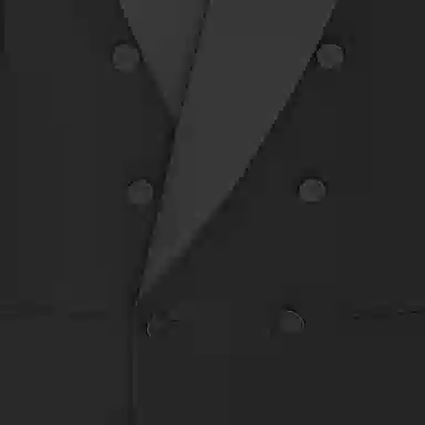 Saint Laurent FW22 Double-Breasted Blazer Black