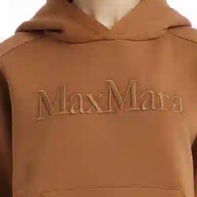 'S MAX MARA Hoodie Camel