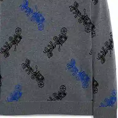 COACH V-Neck Sweater Grey