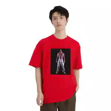 Supreme Tupac Hologram Tee Red