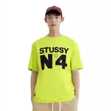 Stussy No.4 NO.4 TEE LogoT