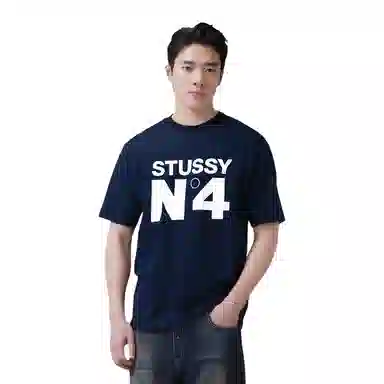 Stussy No.4 NO.4 TEE LogoT