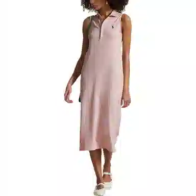 Polo Ralph Lauren SS25 Sleeveless Dress Pink