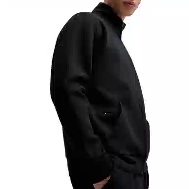 HUGO BOSS Stretch-Cotton Zip-Up Sweatshirt With Logo Print