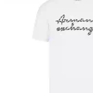 Armani Exchange Logo Print T-Shirt White