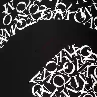 Alexander McQueen Printed Crewneck T-Shirt Black