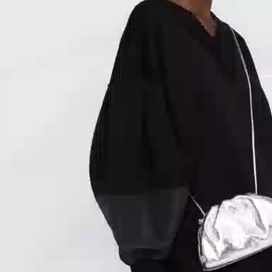 Alexander McQueen V-Neck Sweater Dress Black