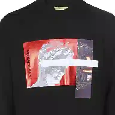 Versace Medusa Head Long Sleeve Sweatshirt Black