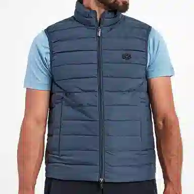 Emporio Armani SS23 Logo Vest Blue