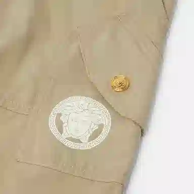 范思哲长裤 工装裤松紧腰边 米色 儿童款