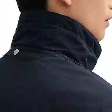 Hermes Detachable Hood Zip Jacket Navy