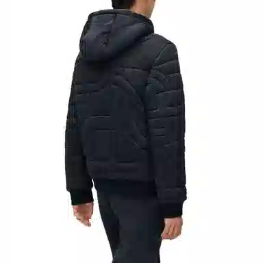 Hermes Quilted Hoodie Sweater