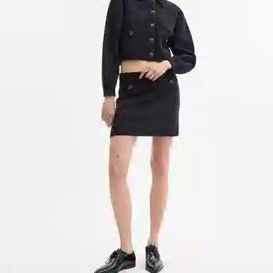 COACH Knit Pocket Skirt