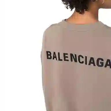 Balenciaga SS22 Logo Print Crewneck Sweatshirt