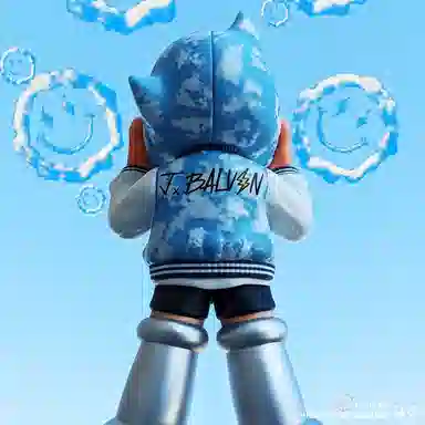 ToyQube x JBALVIN Hoodie Cloud Edition