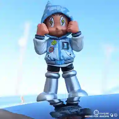 ToyQube x JBALVIN Hoodie Cloud Edition