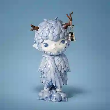 POP MART Hirono Porcelain Feather Figurine