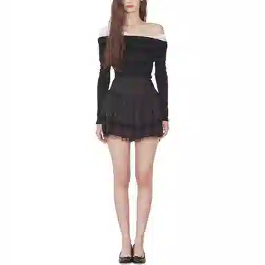 NOT YOUR ROSE FW24 Sasha skirt Black